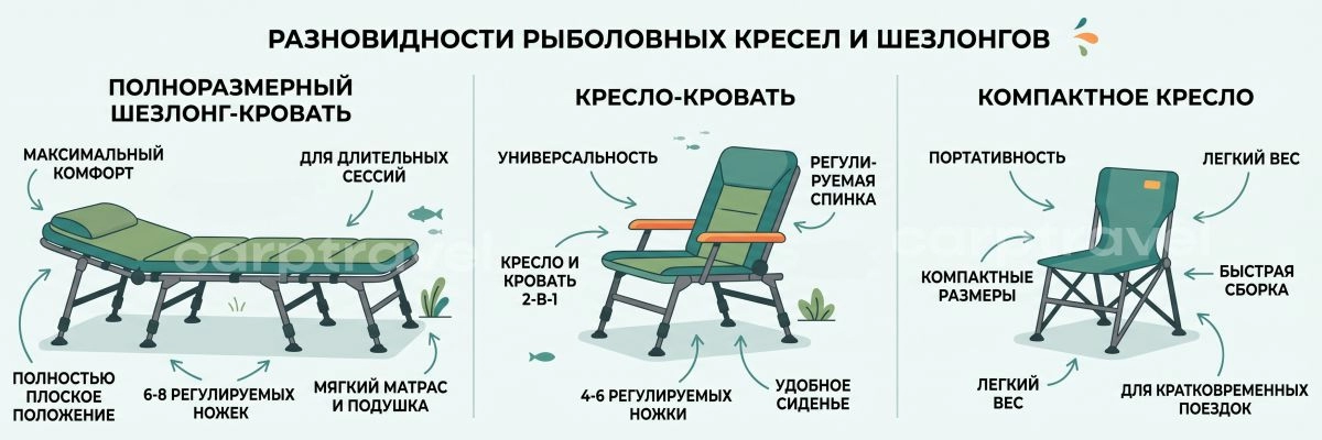 Три формата раскладушек: у каждого своя задача на берегу