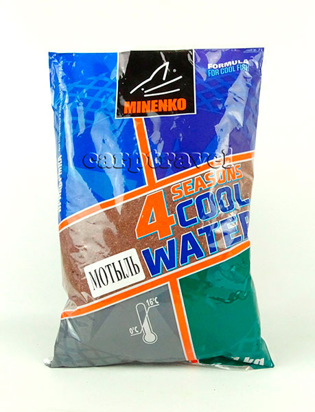 Прикормка зимняя Minenko Cool Water Bloodworm 1 кг (Мотыль) 