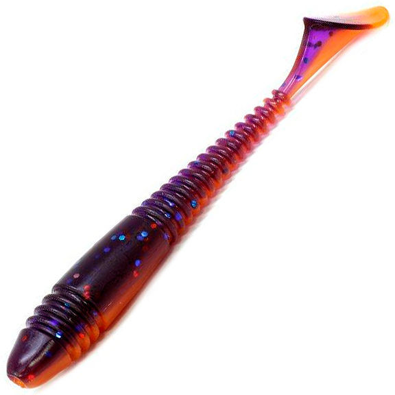 Силиконовая приманка Виброхвост YUMMY Baits Tioga 3.9in(100мм) съедобная (color 201)