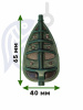 Набор неоснащенных кормушек 4 шт+ топтушка  Tackle Fish Wide XL Flat Method 60г
