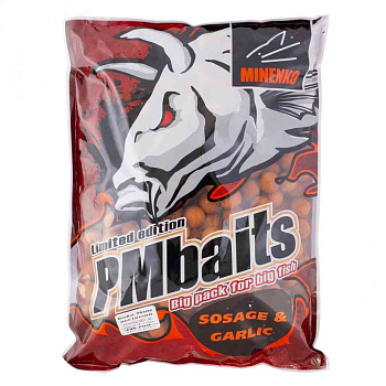 Бойлы пылящие Minenko PMbaits Sausage&Garlic 26мм 3 кг (Сосиска и чеснок) 
