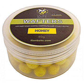 Бойлы нейтральные Lion Baits Wafters  Honey  12мм 9шт. 40 г (Мёд) 