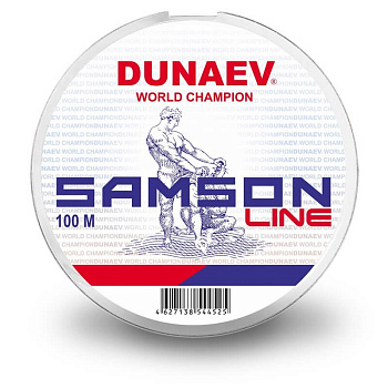 Леска Dunaev Samson  100м 2.9кг/0,18мм (Прозрачный) 