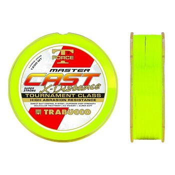 Леска Trabucco T-Force XPS Master Cast X-Distance  1200м 13,89кг/0,328мм (флюоресцентный жёлтый) 
