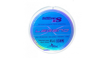 Плетеный шнур EastShark Legend X8  150м 13,2кг/0,16мм (голубой) 