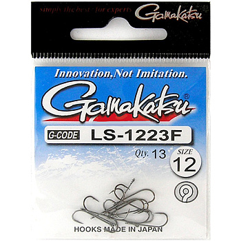 Крючки с колечком Gamakatsu LS-1223F Ring Eye Serie Size 6  