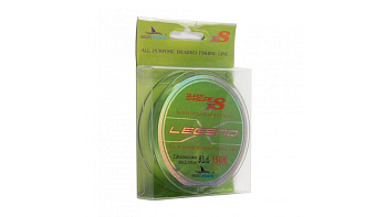 Плетеный шнур EastShark Legend X8  150м 20,3кг/0,25мм (Зелёный) 