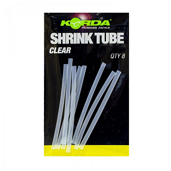 Термоусадочные трубки Korda Shrink Tube 1,6мм Прозрачный